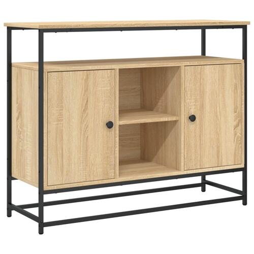 Skænk 100x35x80 cm konstrueret træ sonoma-eg