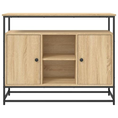 Skænk 100x35x80 cm konstrueret træ sonoma-eg