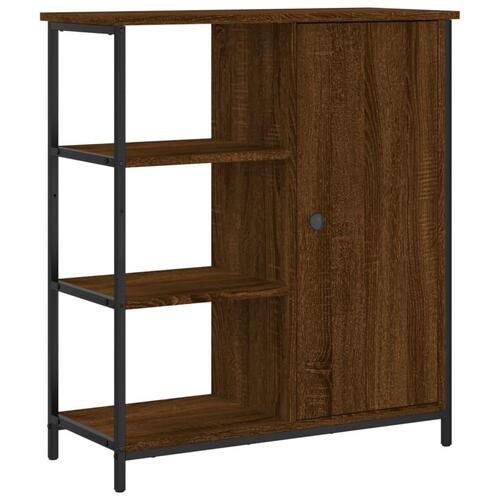 Skab 70x30x80 cm konstrueret træ brun egetræsfarve