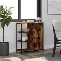 Skænk 70x30x80 cm konstrueret træ røget egetræsfarve