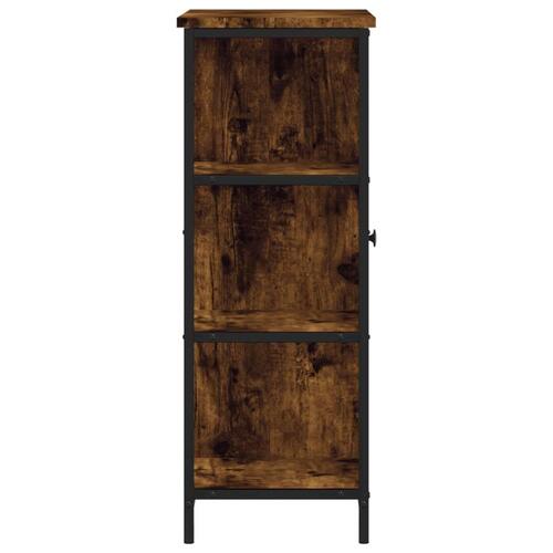 Skænk 70x30x80 cm konstrueret træ røget egetræsfarve