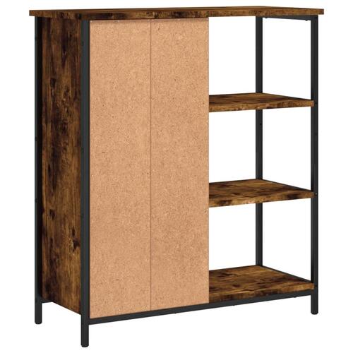 Skænk 70x30x80 cm konstrueret træ røget egetræsfarve