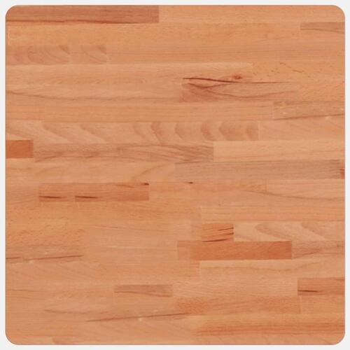Bordplade 50x50x1,5 cm firkantet massivt bøgetræ