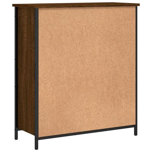 Skab 70x30x80 cm konstrueret træ brun egetræsfarve