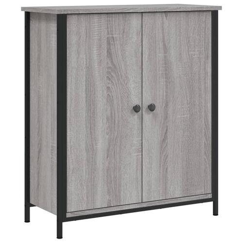 Skænk 70x30x80 cm konstrueret træ grå sonoma-eg
