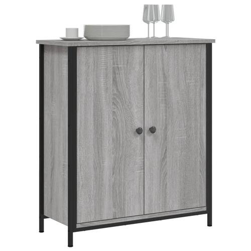Skænk 70x30x80 cm konstrueret træ grå sonoma-eg