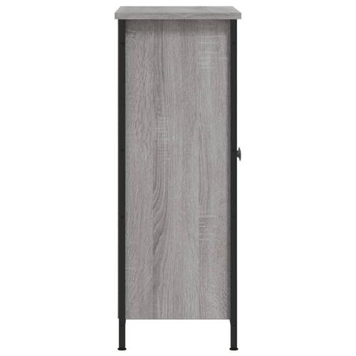 Skænk 70x30x80 cm konstrueret træ grå sonoma-eg