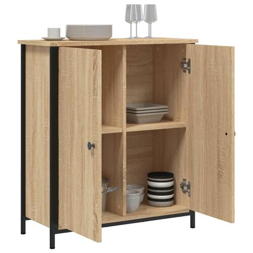 Skænk 70x30x80 cm konstrueret træ sonoma-eg