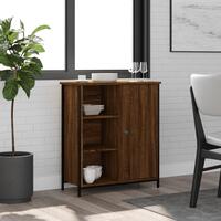 Skab 70x30x80 cm konstrueret træ brun egetræsfarve