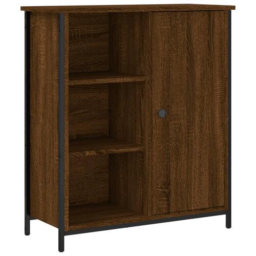 Skab 70x30x80 cm konstrueret træ brun egetræsfarve