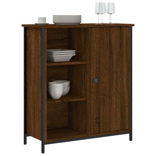 Skab 70x30x80 cm konstrueret træ brun egetræsfarve