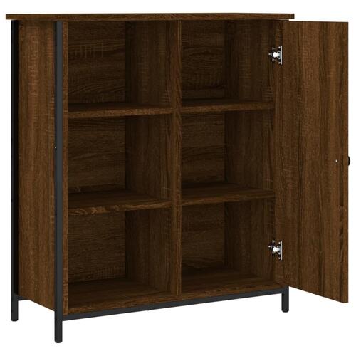 Skab 70x30x80 cm konstrueret træ brun egetræsfarve