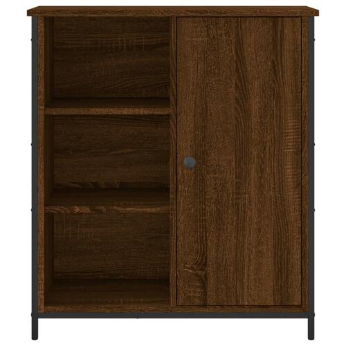 Skab 70x30x80 cm konstrueret træ brun egetræsfarve
