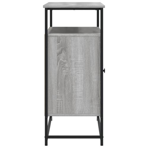 Skænk 100x35x80 cm konstrueret træ grå sonoma-eg