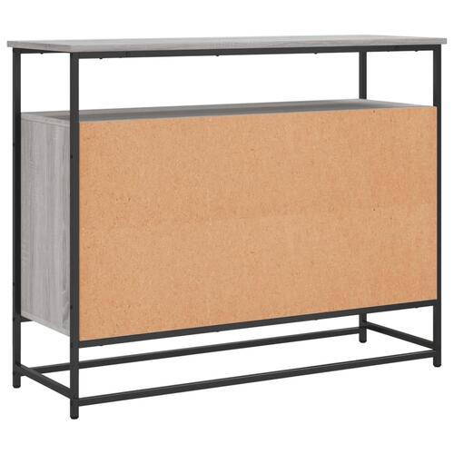 Skænk 100x35x80 cm konstrueret træ grå sonoma-eg