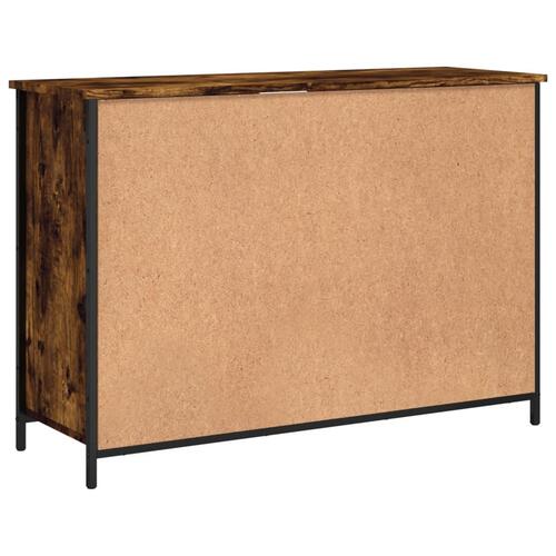 Skænk 100x35x70 cm konstrueret træ røget egetræsfarve