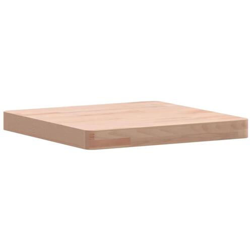 Bordplade 40x40x4 cm firkantet massivt bøgetræ