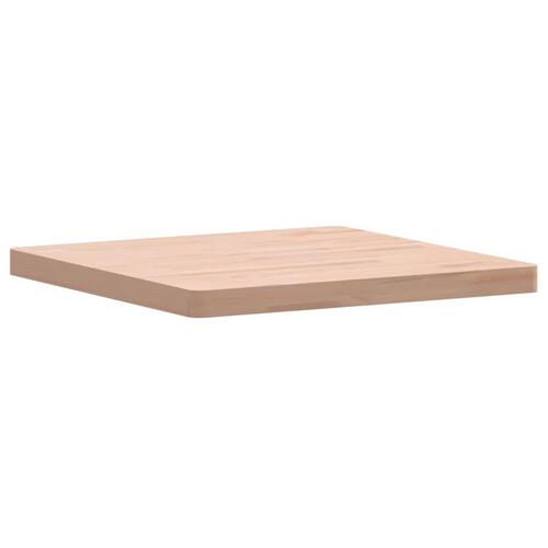 Bordplade 60x60x4 cm firkantet massivt bøgetræ