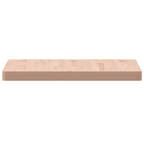 Bordplade 60x60x4 cm firkantet massivt bøgetræ
