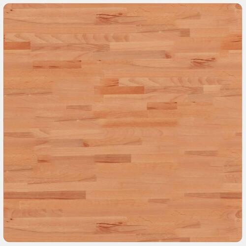Bordplade 80x80x2,5 cm firkantet massivt bøgetræ