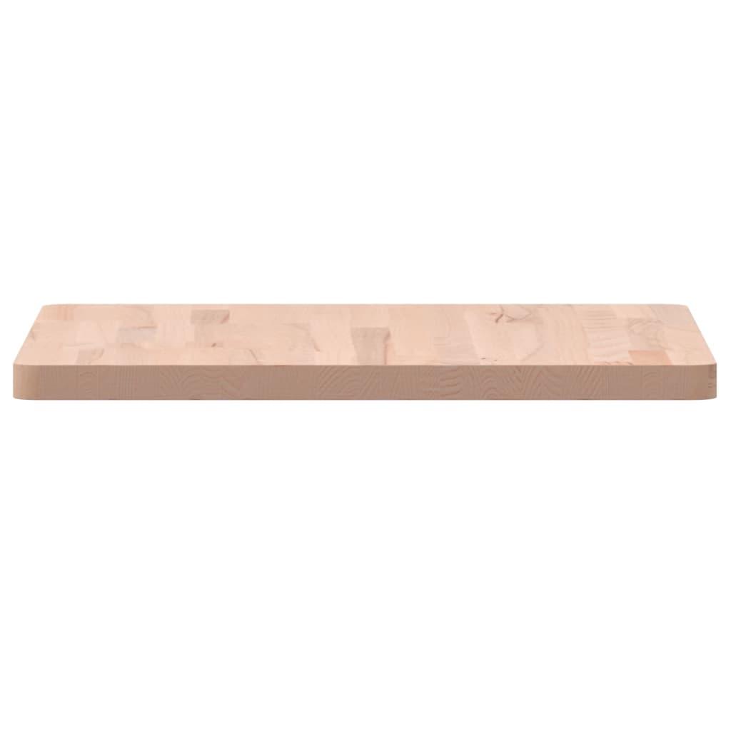 Bordplade 50x50x2,5 cm firkantet massivt bøgetræ