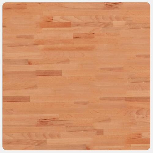 Bordplade 70x70x1,5 cm firkantet massivt bøgetræ