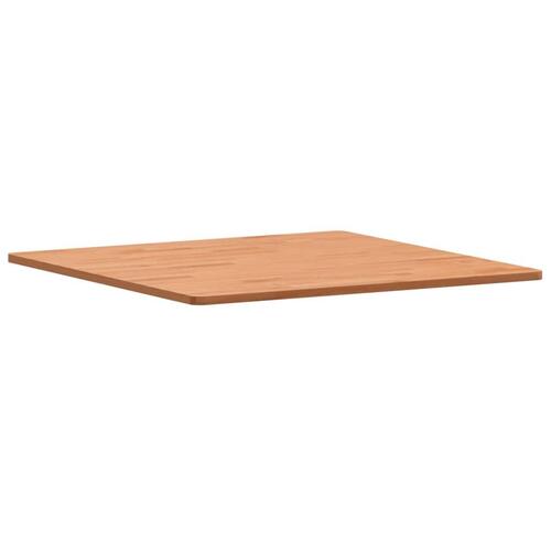 Bordplade 70x70x1,5 cm firkantet massivt bøgetræ