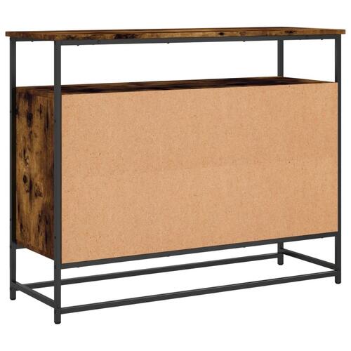Skænk 100x35x80 cm konstrueret træ røget egetræsfarve