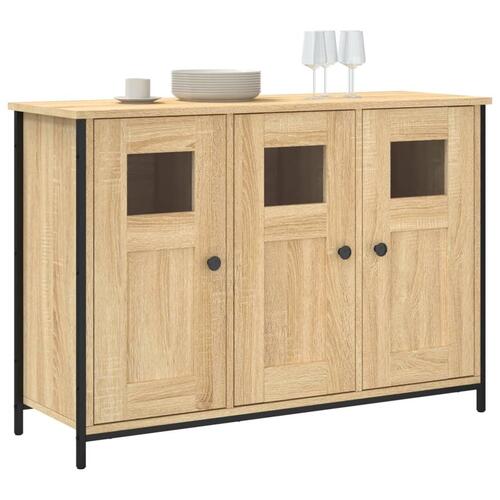 Skænk 100x35x70 cm konstrueret træ sonoma-eg