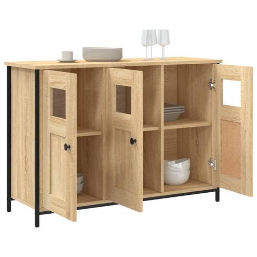 Skænk 100x35x70 cm konstrueret træ sonoma-eg