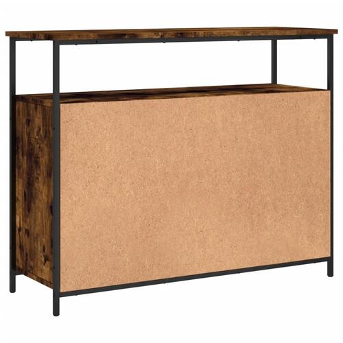 Skænk 100x35x80 cm konstrueret træ røget egetræsfarve