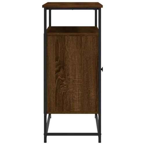Skænk 100x35x80 cm konstrueret træ brun egetræsfarve