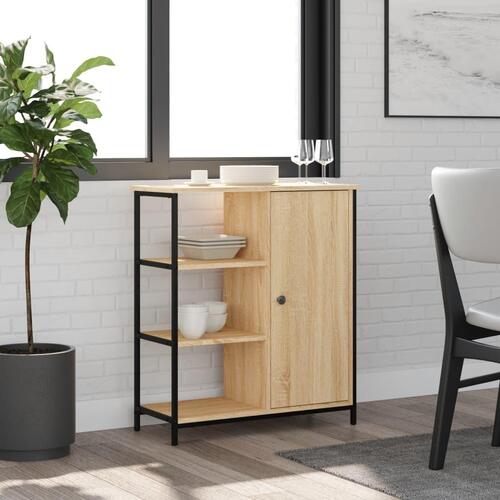 Skænk 70x30x80 cm konstrueret træ sonoma-eg