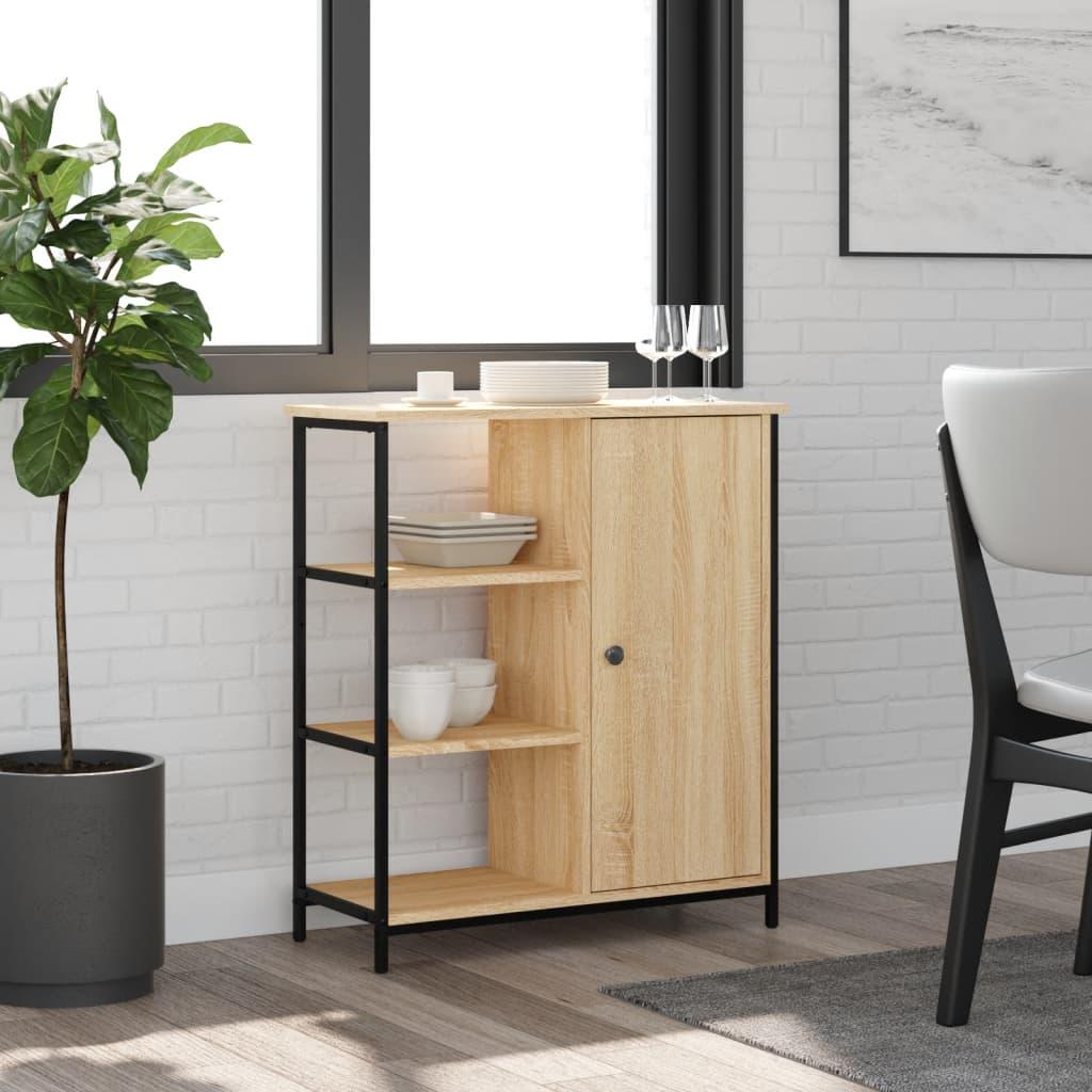 Skænk 70x30x80 cm konstrueret træ sonoma-eg