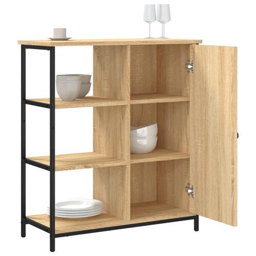 Skænk 70x30x80 cm konstrueret træ sonoma-eg