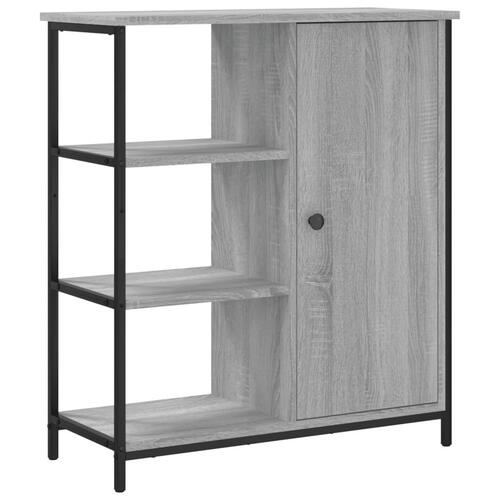 Skænk 70x30x80 cm konstrueret træ grå sonoma-eg