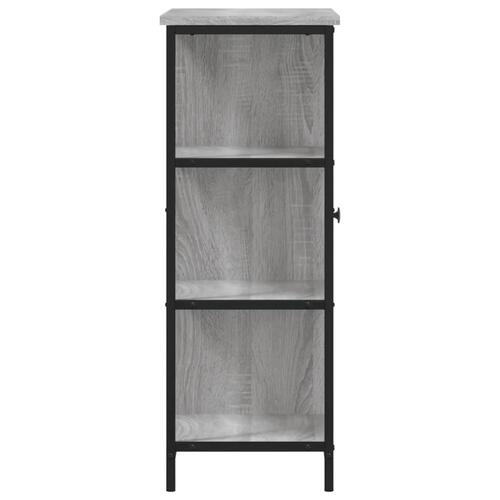 Skænk 70x30x80 cm konstrueret træ grå sonoma-eg