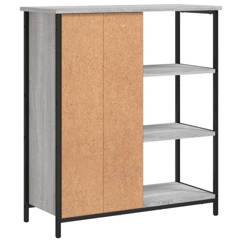 Skænk 70x30x80 cm konstrueret træ grå sonoma-eg