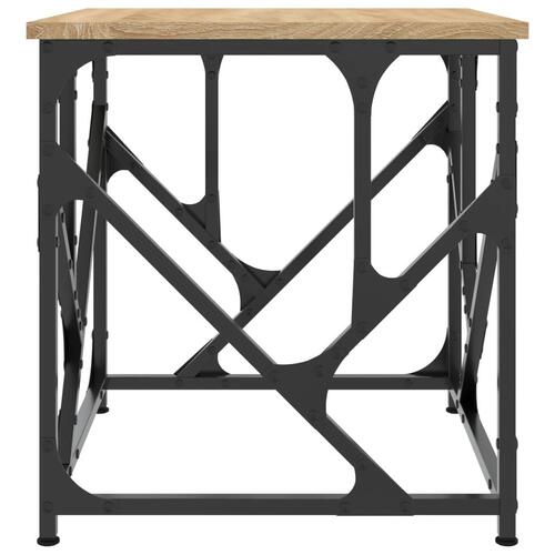 Sofabord 45x45x47,5 cm konstrueret træ sonoma-eg