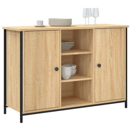 Skænk 100x35x70 cm konstrueret træ sonoma-eg