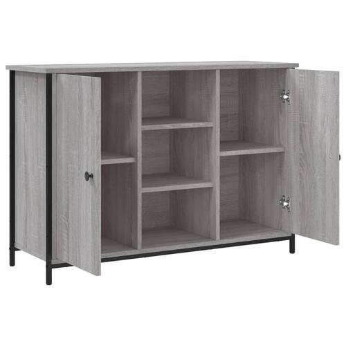 Skænk 100x35x70 cm konstrueret træ grå sonoma-eg
