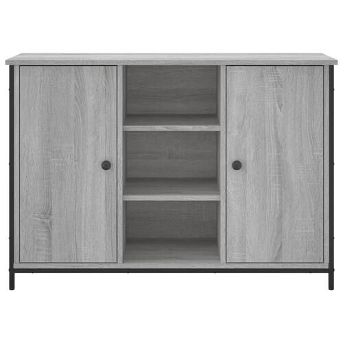 Skænk 100x35x70 cm konstrueret træ grå sonoma-eg