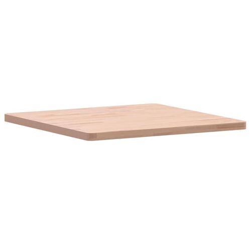 Bordplade 60x60x2,5 cm firkantet massivt bøgetræ