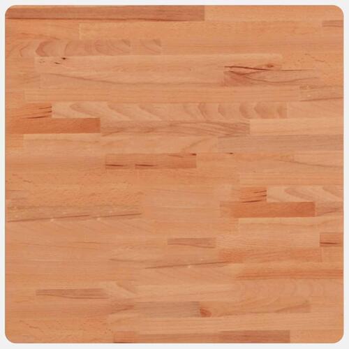 Bordplade 60x60x1,5 cm firkantet massivt bøgetræ