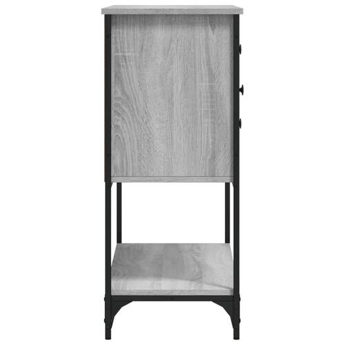 Skænk 100x36x85 cm konstrueret træ grå sonoma-eg