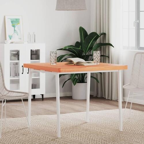 Bordplade 80x80x4 cm firkantet massivt bøgetræ