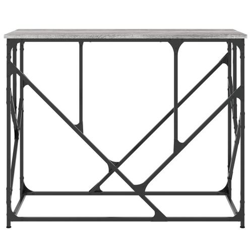 Konsolbord 100x40x80 cm konstrueret træ grå sonoma-eg