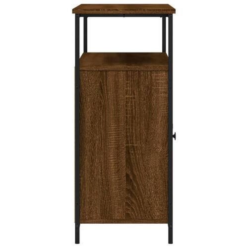 Skænk 100x35x80 cm konstrueret træ brun egetræsfarve