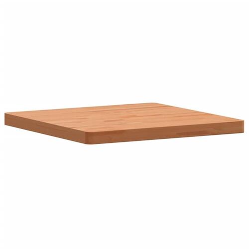 Bordplade 60x60x4 cm firkantet massivt bøgetræ
