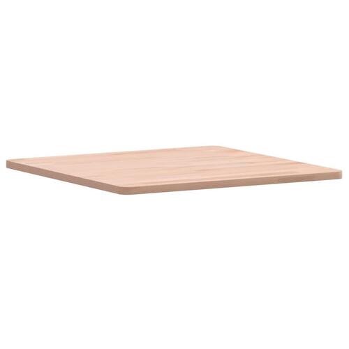 Bordplade 50x50x1,5 cm firkantet massivt bøgetræ